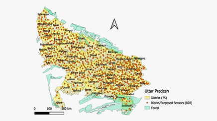 Ambient air quality Monitoring over Rural areas using Indigenous Technology (AMRIT)